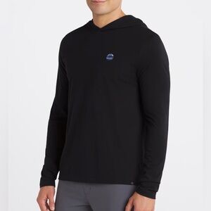 Threads 4 Thought Triblend Mountain Nature Embroidery Hoodie Tee Black XXL NWT